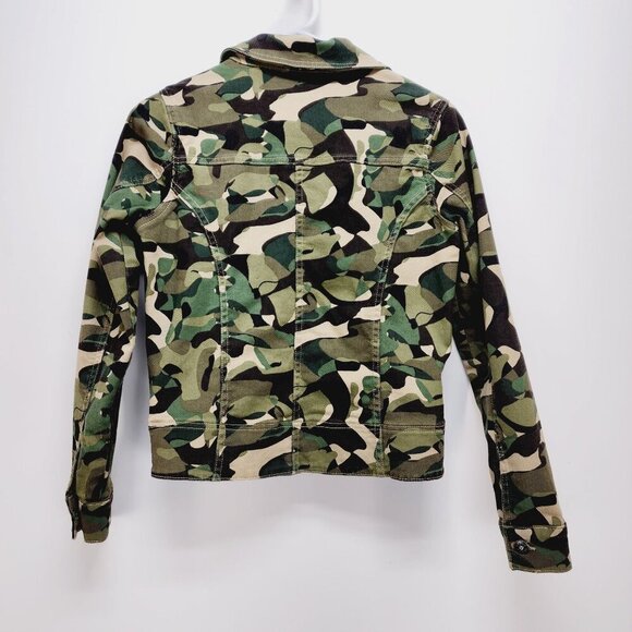 Venus Denim jacket Women's Camouflage Button-Up Size S - Picture 8 of 9